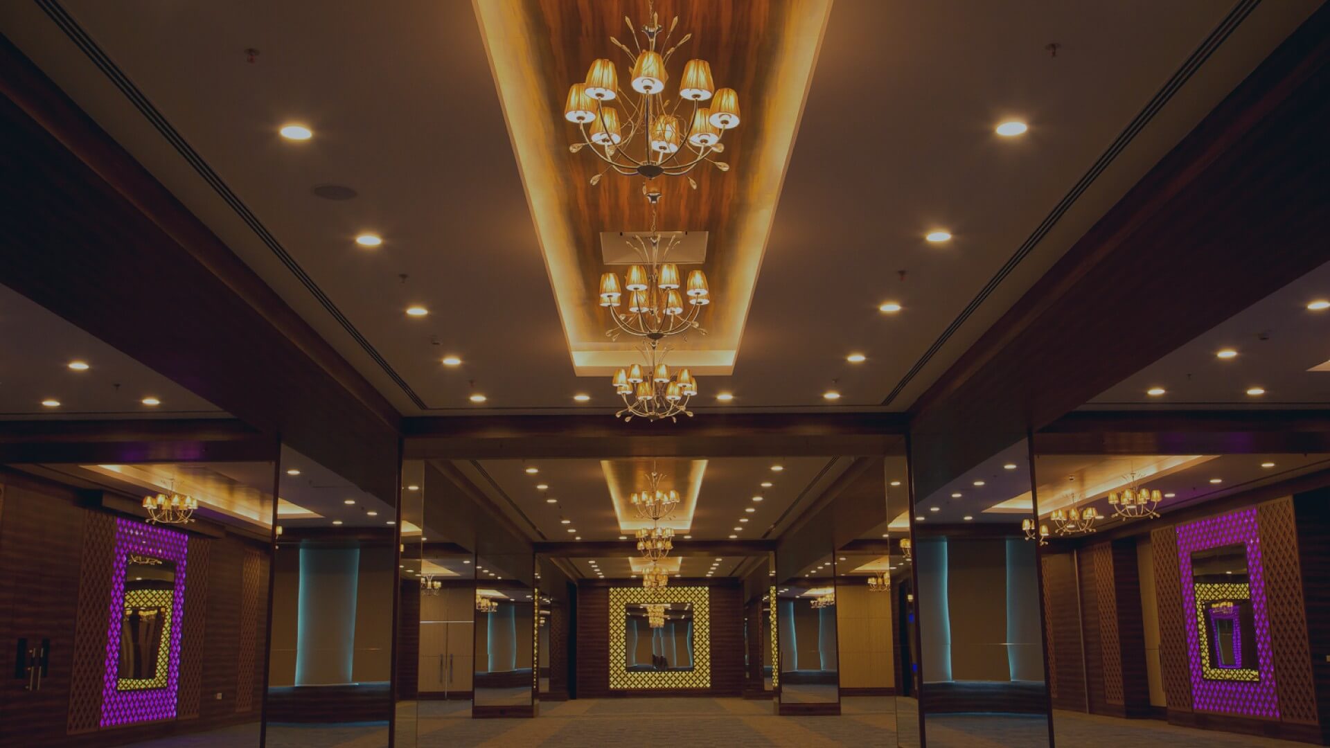 Elegant wedding setup at Princeton Convention Centre